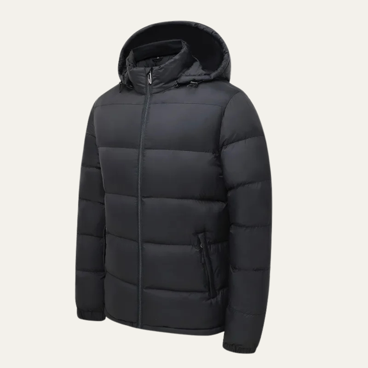 The Cardiff Men’s Winter Hooded Puffer Jacket with Detachable Hood Coat 3