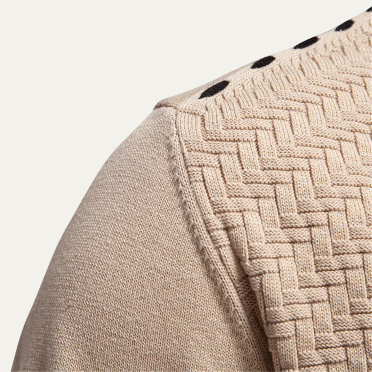 The Carmarthen Men's Stylish Button Front Knit Cardigan 3