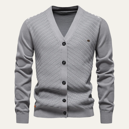 The Carmarthen Men's Stylish Button Front Knit Cardigan 5
