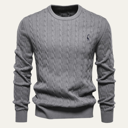 The Carmarthenshire Men's Stylish Crew Neck Knitwear Jumper 0