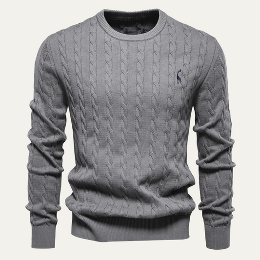 The Carmarthenshire Men's Stylish Crew Neck Knitwear Jumper 0