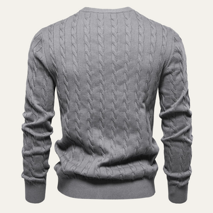 The Carmarthenshire Men's Stylish Crew Neck Knitwear Jumper 1