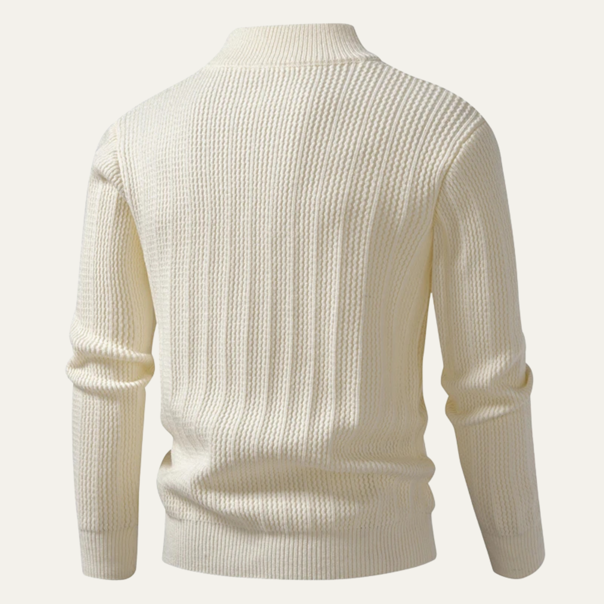 The Cavallino Men's Half Zip Knitted Winter Jumper 2