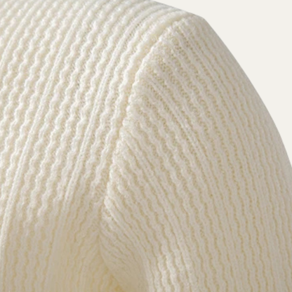 The Cavallino Men's Half Zip Knitted Winter Jumper 4