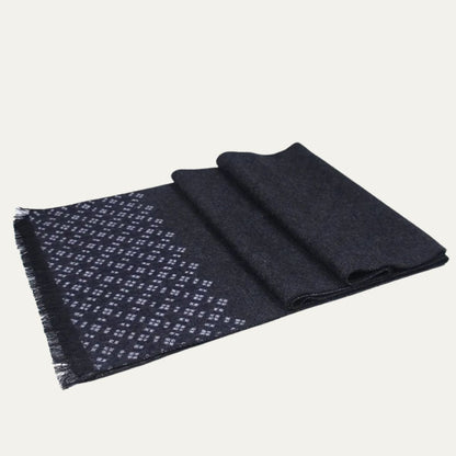 The Champs Élysées Cashmere Merino Scarf for Men - Black 0