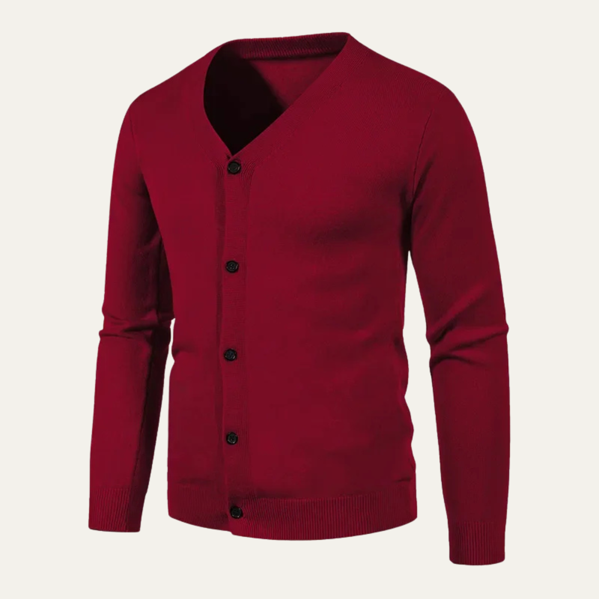 The Cheltenham Men’s V Neck Lightweight Button Cardigan 3