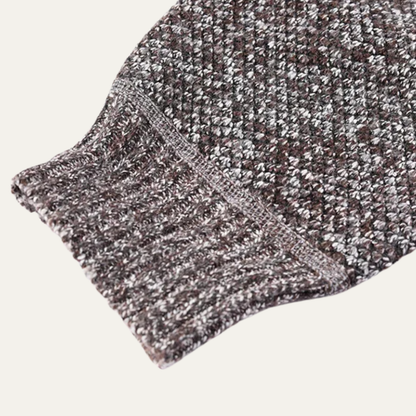 The Cherasco Men's Cotton Zip Up Knitted Cardigan with Inner Lining 5