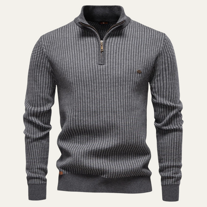 The Conwy Men's Half Zip Warm Winter Jumper 5