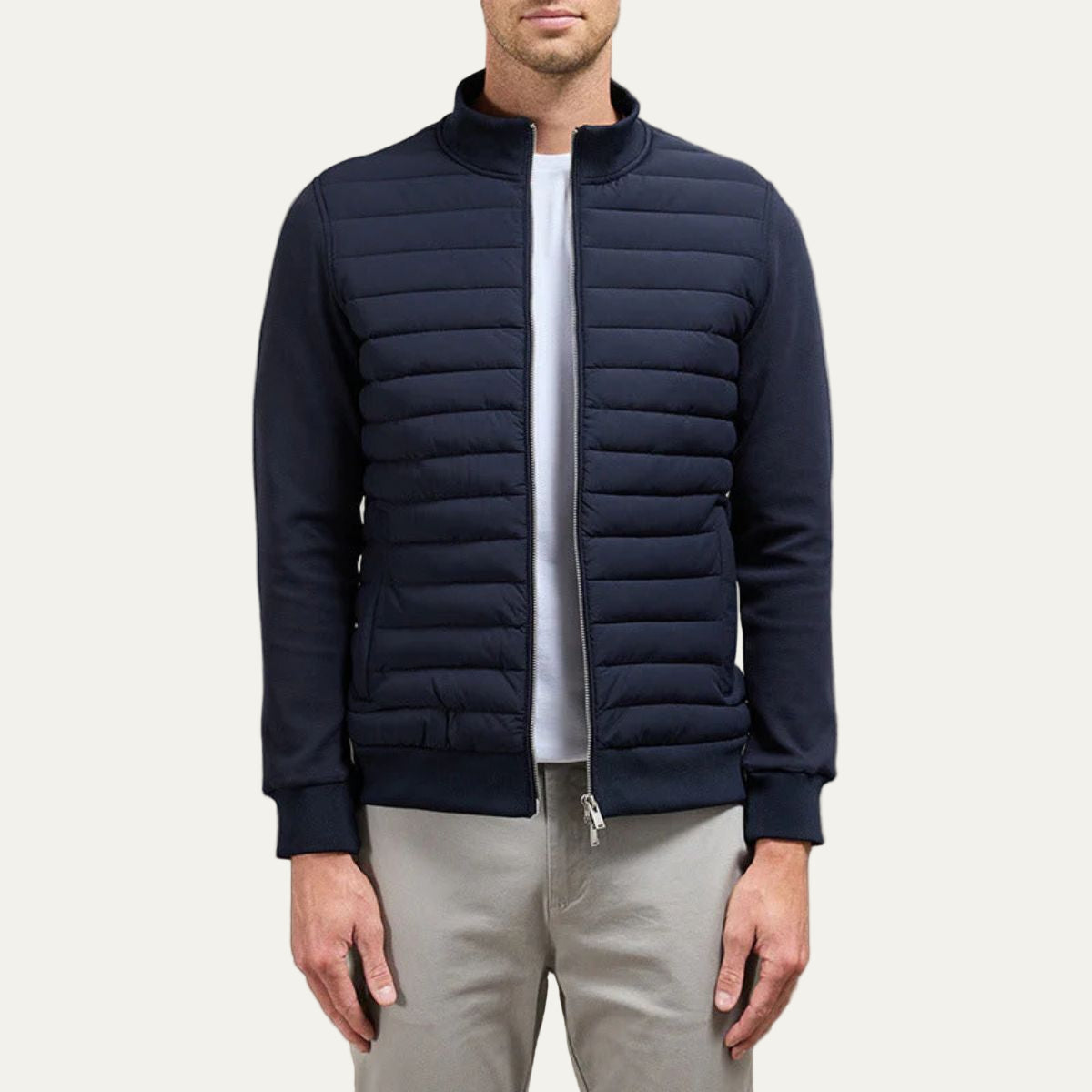 The Copenhagen Elegant Quilted Puffer Coat – Men’s Lightweight Jacket 4