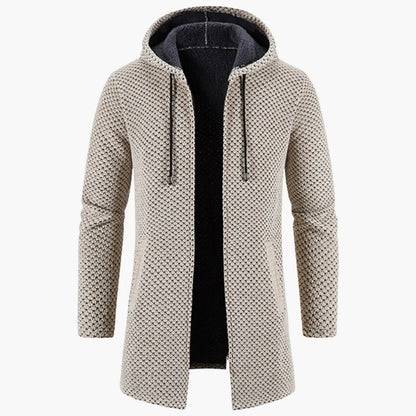 The Copenhagen Hooded Knit Cardigan – Men’s Longline Casual Coat 7
