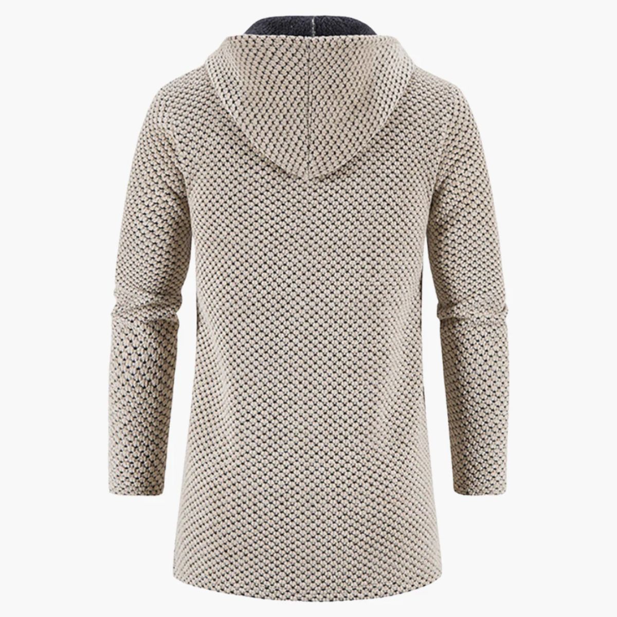 The Copenhagen Hooded Knit Cardigan – Men’s Longline Casual Coat 8