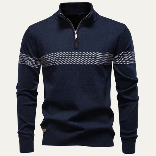 The Cotswolds Men’s Business Knit Quarter Zip Jumper 0