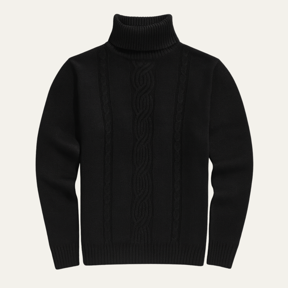The Courchevel Knitted Turtleneck Jumper for Men - Merino Wool 0