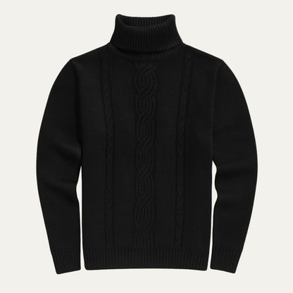 The Courchevel Knitted Turtleneck Jumper for Men - Merino Wool 0