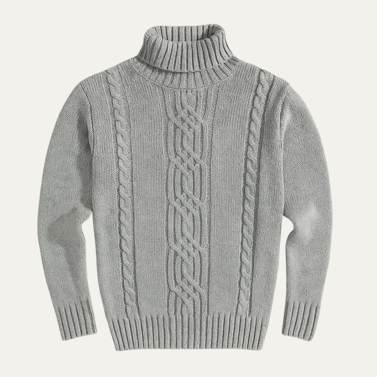 The Courchevel Knitted Turtleneck Jumper for Men - Merino Wool 2