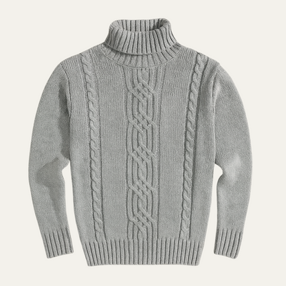 The Courchevel Knitted Turtleneck Jumper for Men - Merino Wool 2