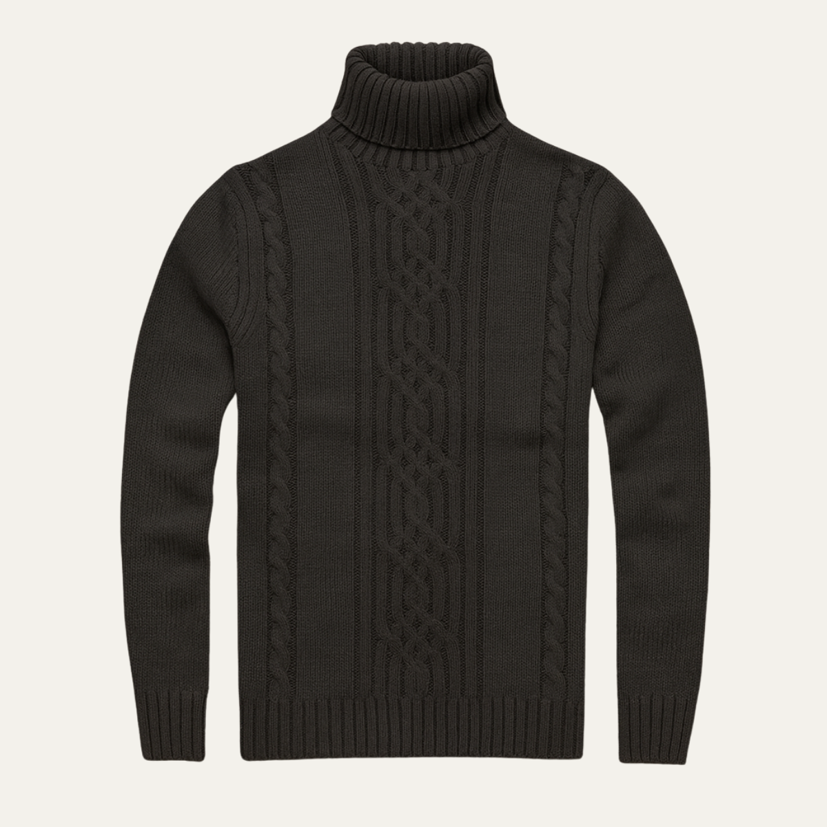 The Courchevel Knitted Turtleneck Jumper for Men - Merino Wool 3