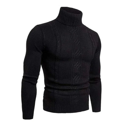 The Courchevel Knitted Turtleneck Jumper for Men - Merino Wool 4