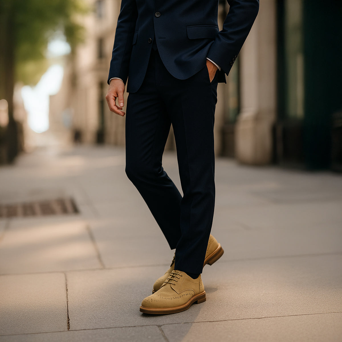 The Desenzano Men’s Suede Dress Shoe – Classic Casual Smart Shoe 8