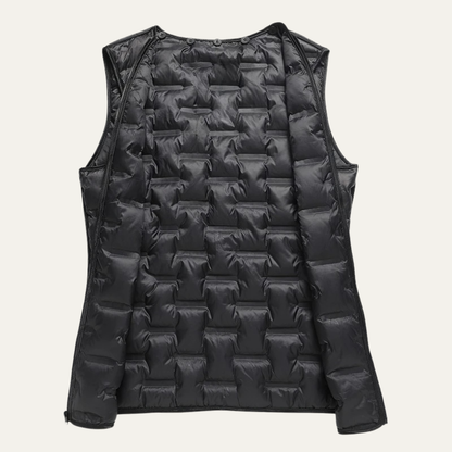 The Dobbiaco Men’s Winter Plaid Wool Blend Overcoat with Quilted Lining 3