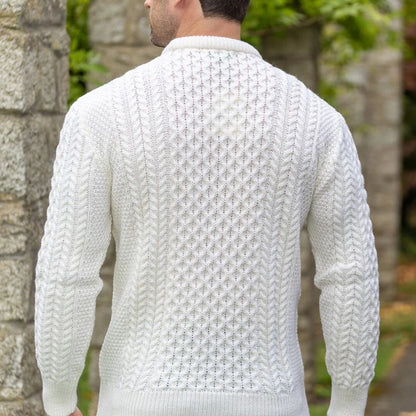 The Donegal Cable Knit Crew Neck Jumper for Men 5