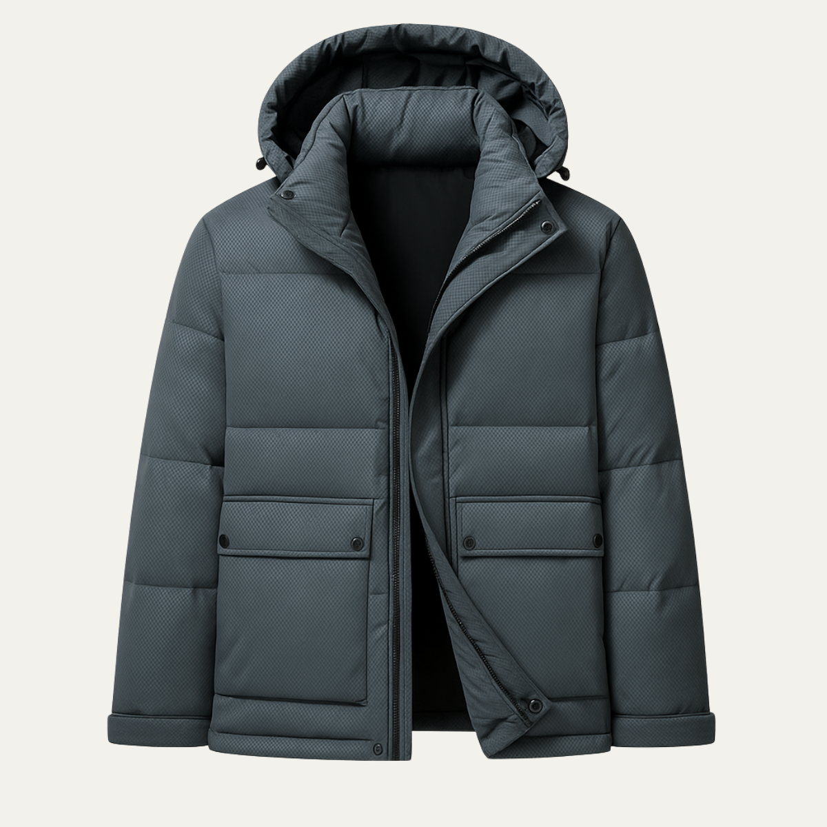 The Dunfermline Men’s Down Puffer Waterproof Hooded Jacket 1