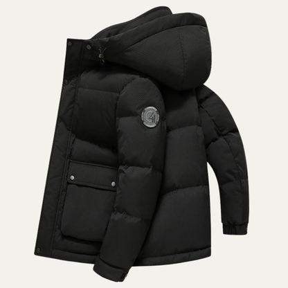 The Dunfermline Men’s Down Puffer Waterproof Hooded Jacket 10