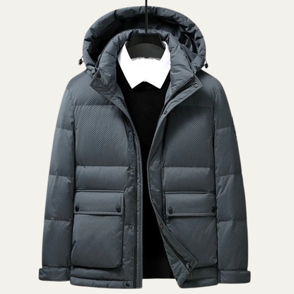 The Dunfermline Men’s Down Puffer Waterproof Hooded Jacket 2