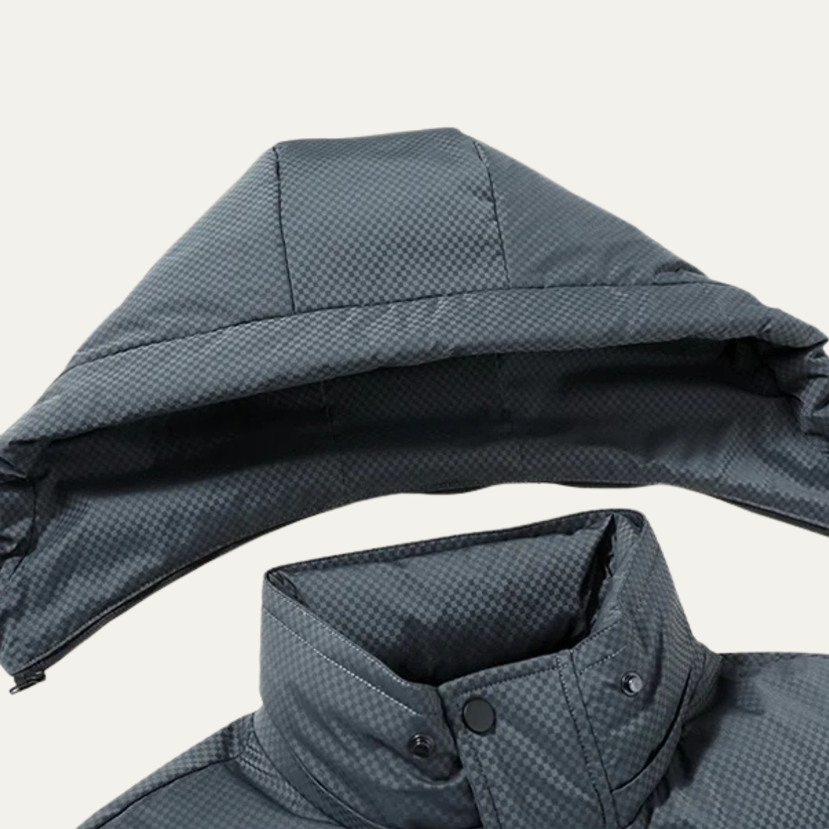 The Dunfermline Men’s Down Puffer Waterproof Hooded Jacket 6