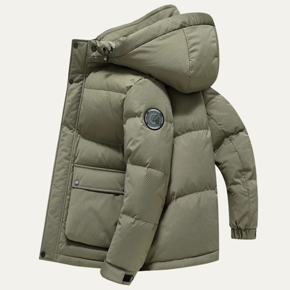 The Dunfermline Men’s Down Puffer Waterproof Hooded Jacket 9