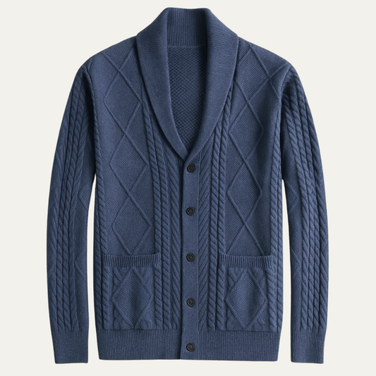 The Edinburgh Men’s Luxury Cashmere Button Cardigan 0