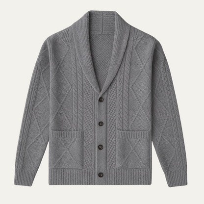 The Edinburgh Men’s Luxury Cashmere Button Cardigan 7