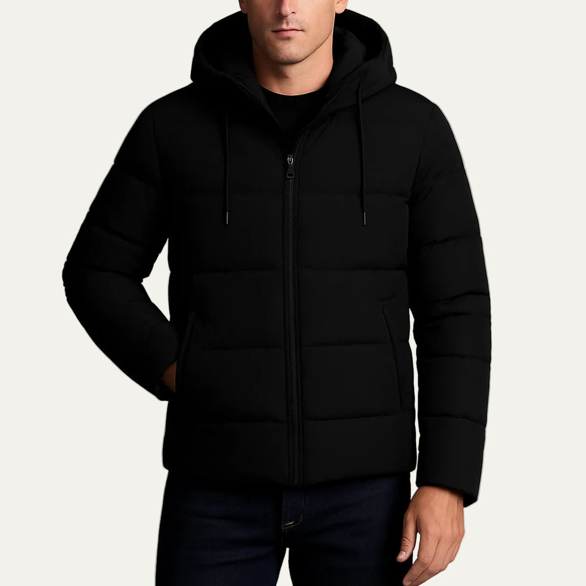 The Edinburgh Men's Waterproof Parka - Hooded Puffer Winter Jacket 0