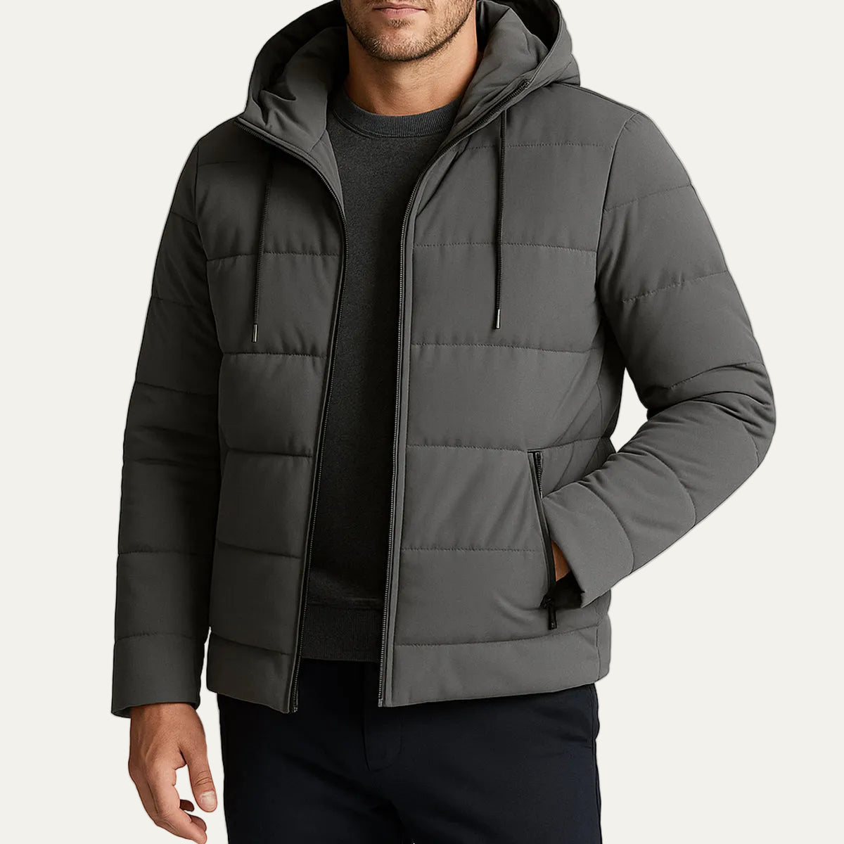 The Edinburgh Men's Waterproof Parka - Hooded Puffer Winter Jacket 6