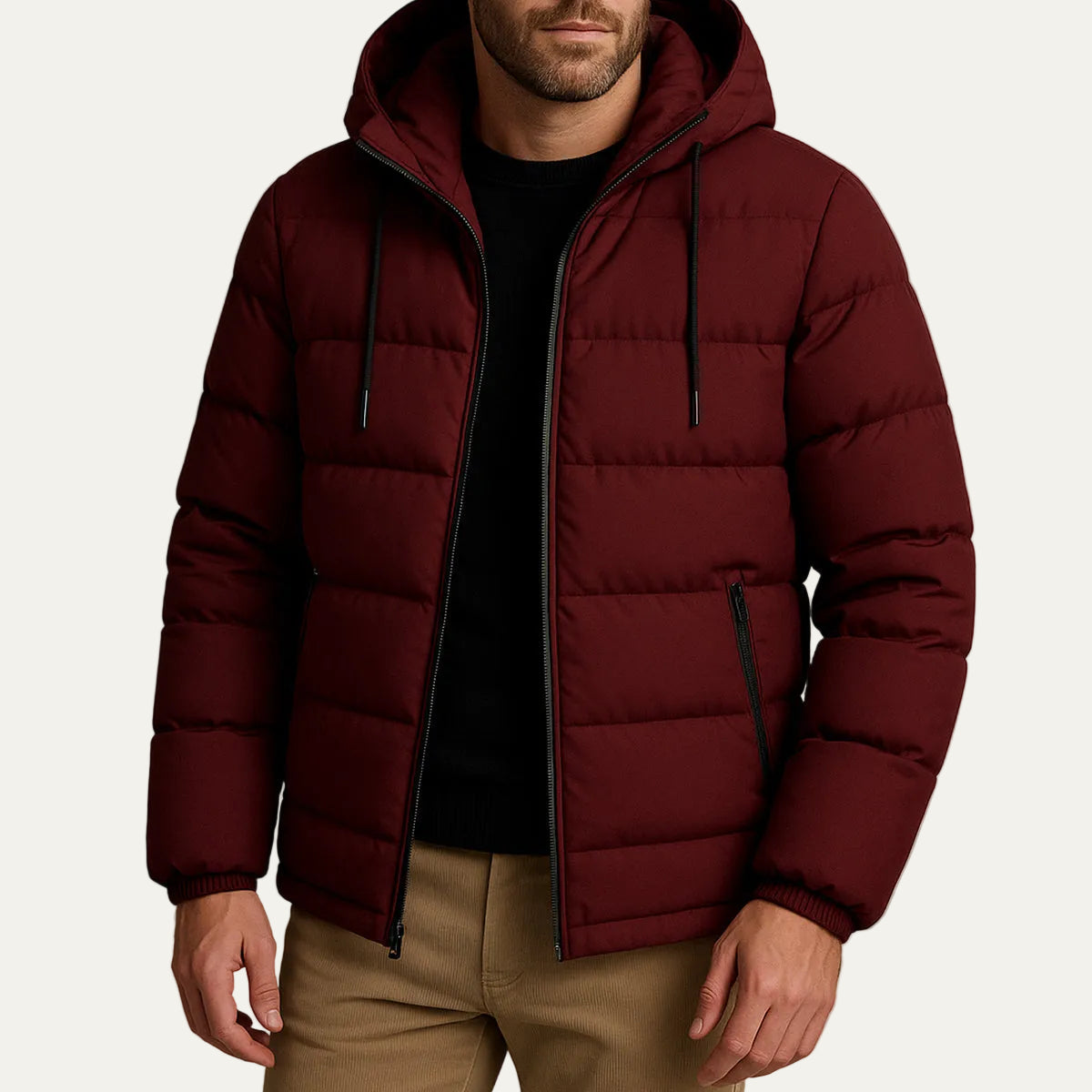 The Edinburgh Men's Waterproof Parka - Hooded Puffer Winter Jacket 9