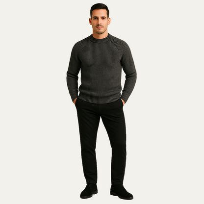 The Ely 100% Cashmere Crewneck for Men 4