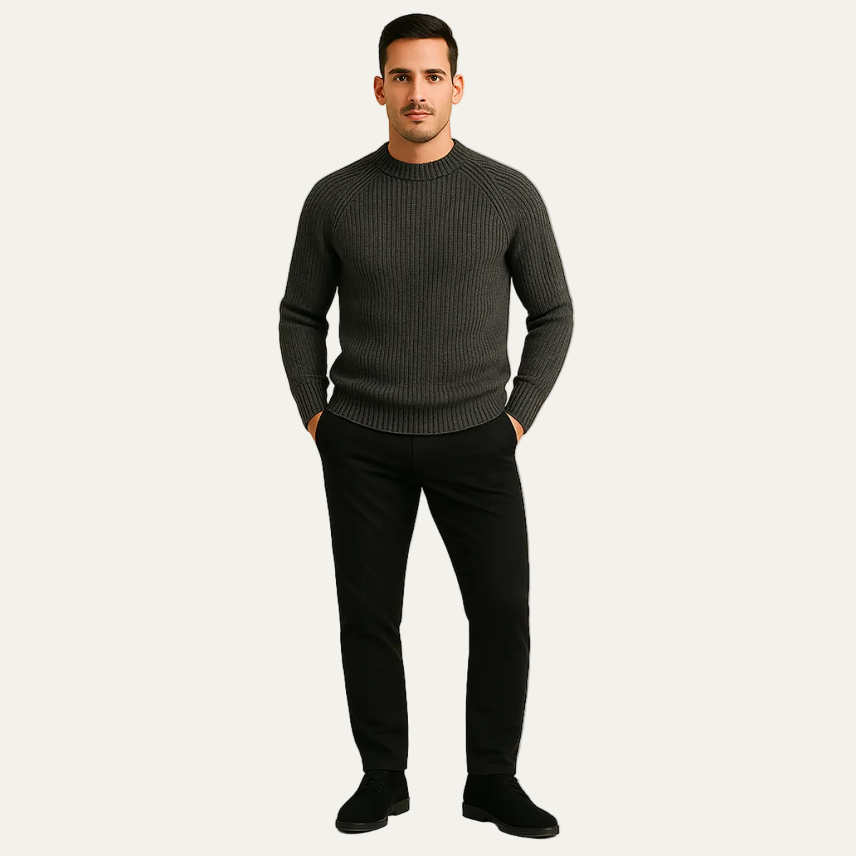 The Ely Cashmere Crewneck Sweater for Men 4