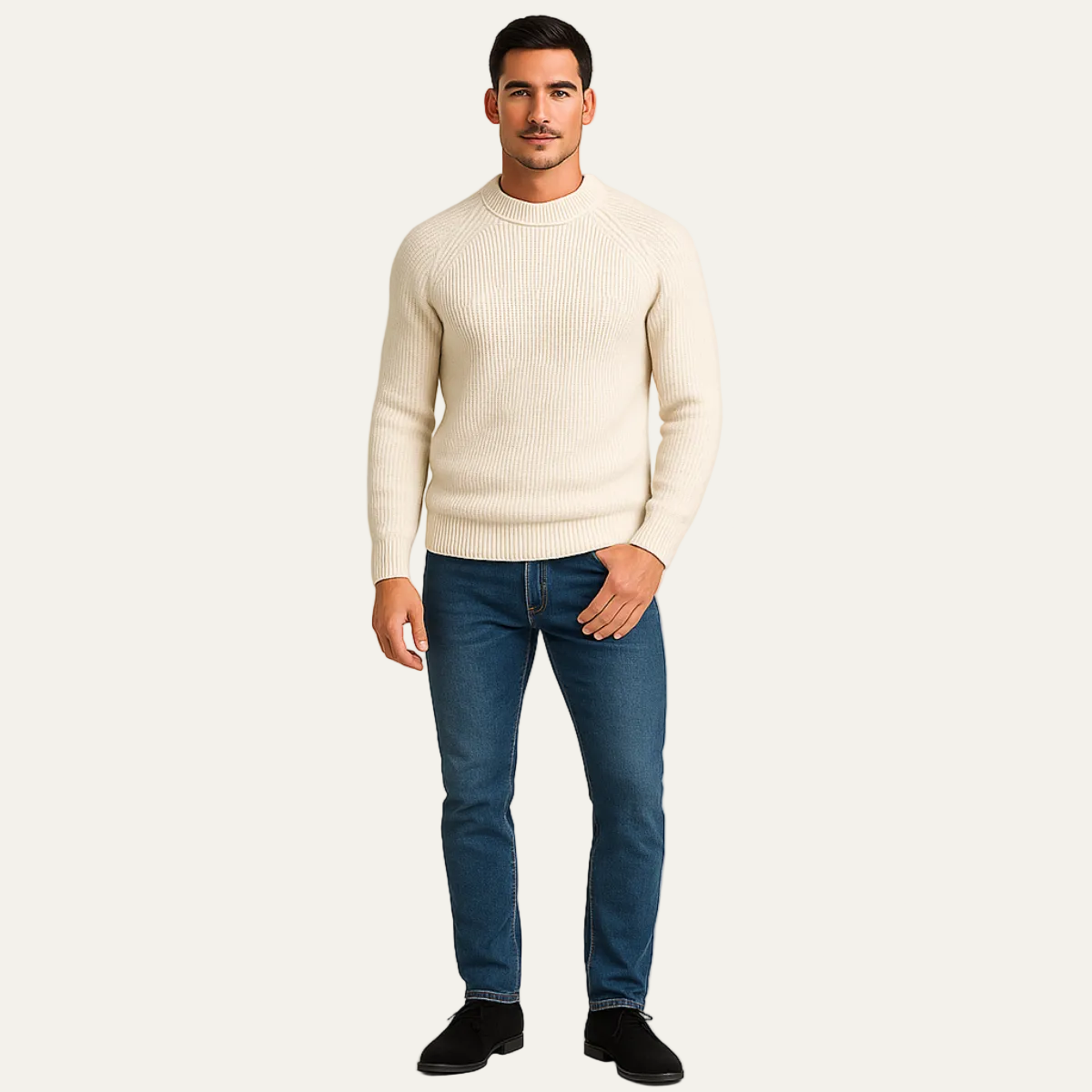 The Ely Cashmere Crewneck Sweater for Men 7