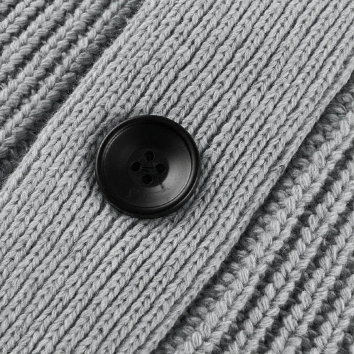 The Farnham Men’s Chunky Knit Shawl Collar Cardigan 3