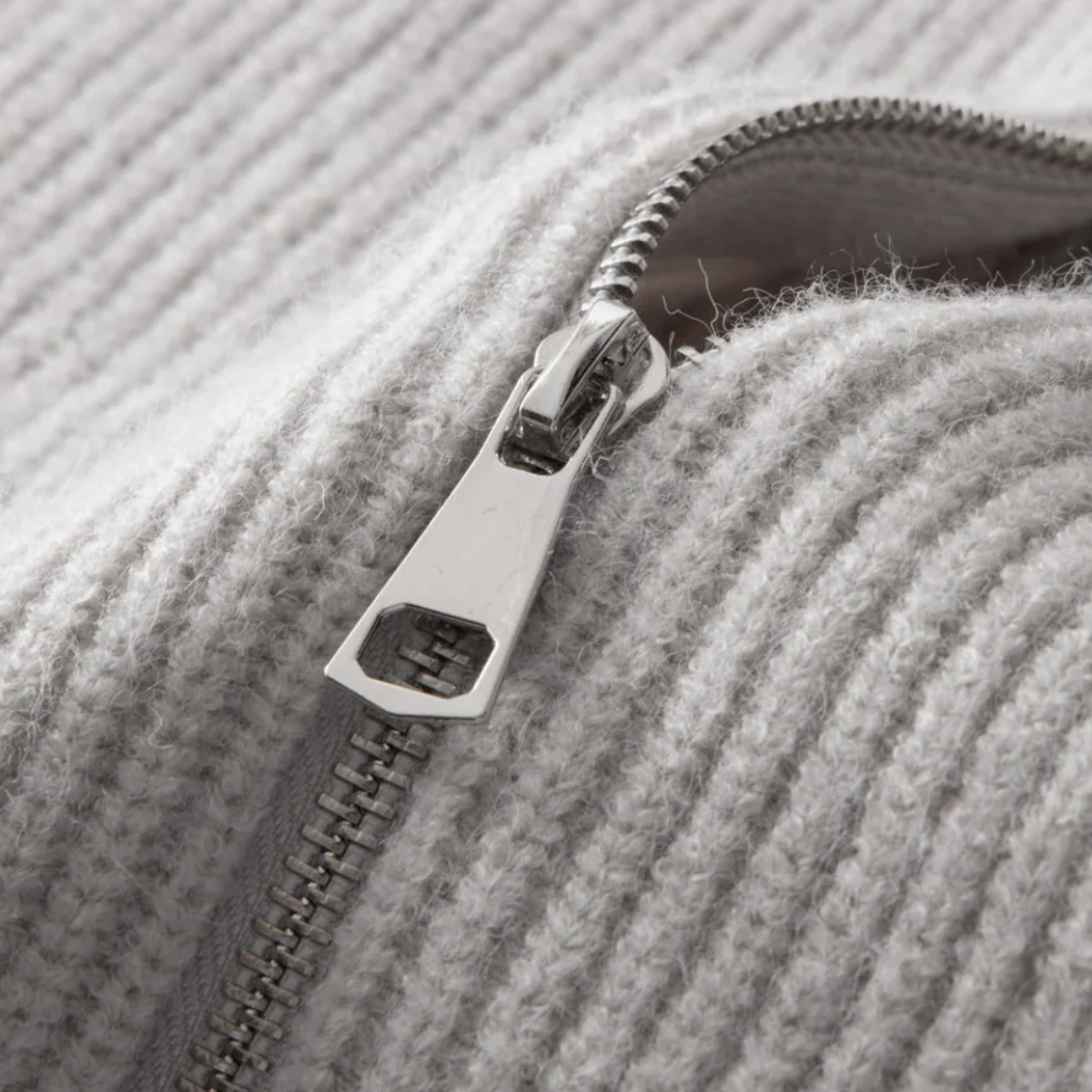 The Four Seasons Merino Wool Knitted Zip Cardigan Jumper for Men 7