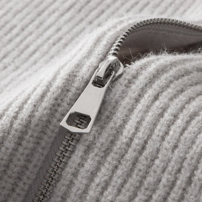 The Four Seasons Merino Wool Knitted Zip Cardigan Jumper for Men 7