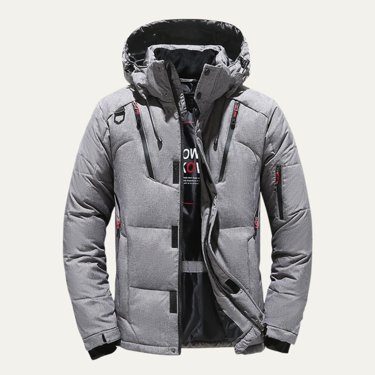The Foxglove Men’s Insulated Winter Park Jacket with Hood 1