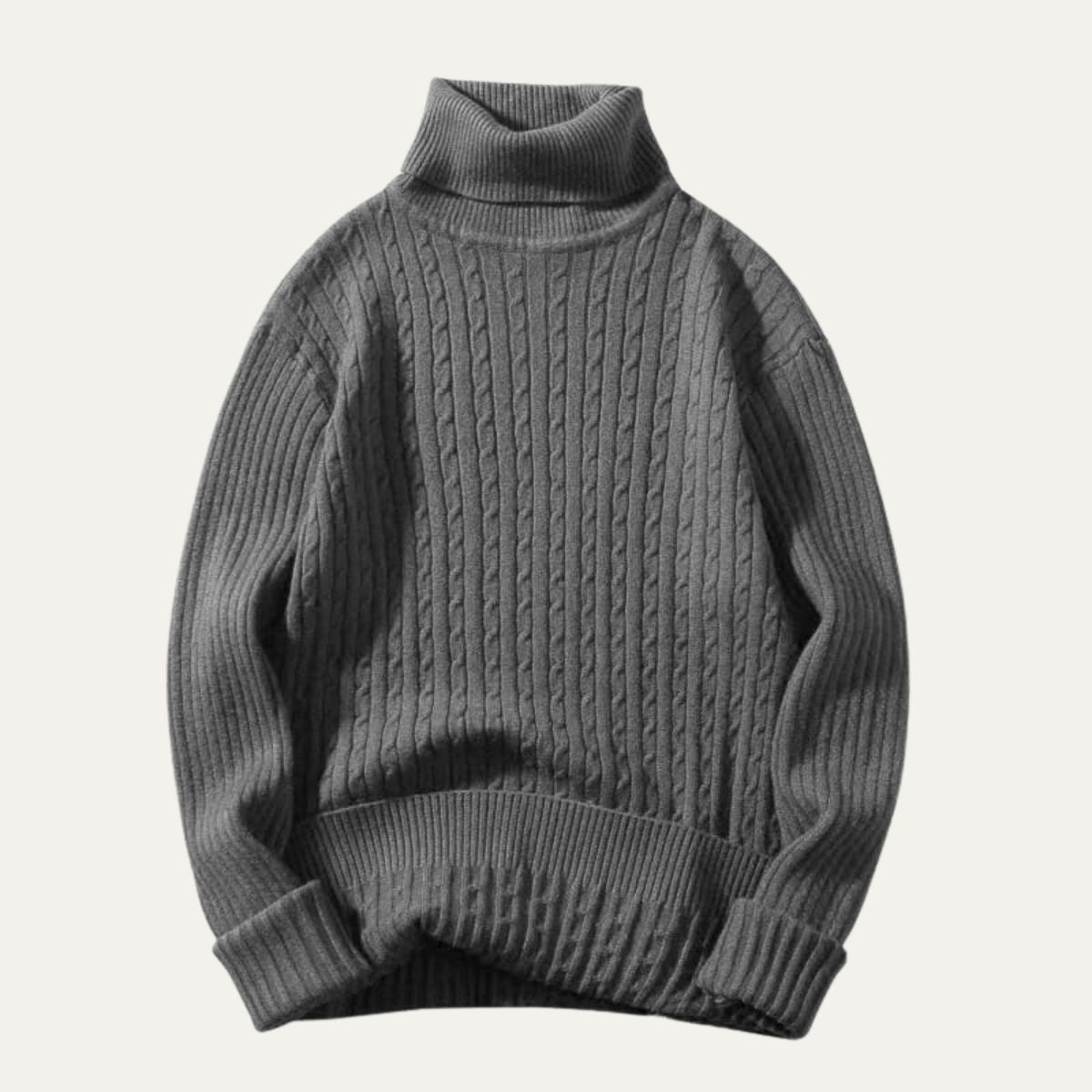 The Gattinara Men's Soft Elastic Knit Turtleneck Jumper 11