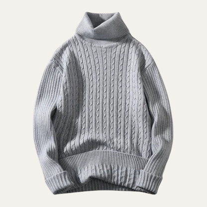 The Gattinara Men's Soft Elastic Knit Turtleneck Jumper 12