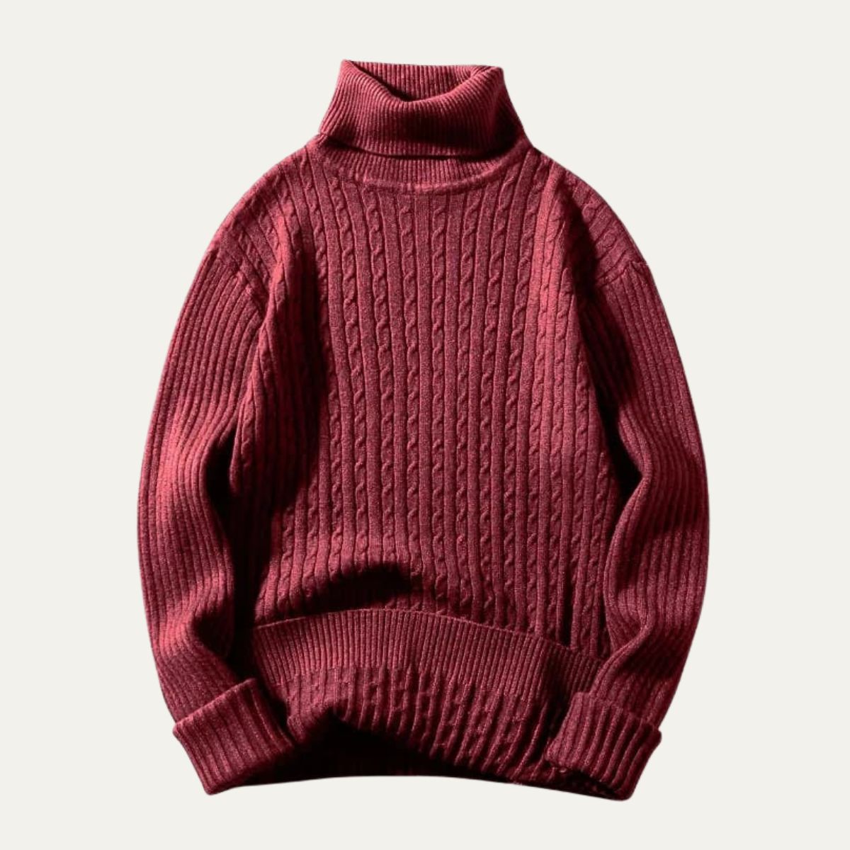 The Gattinara Men's Soft Elastic Knit Turtleneck Jumper 13