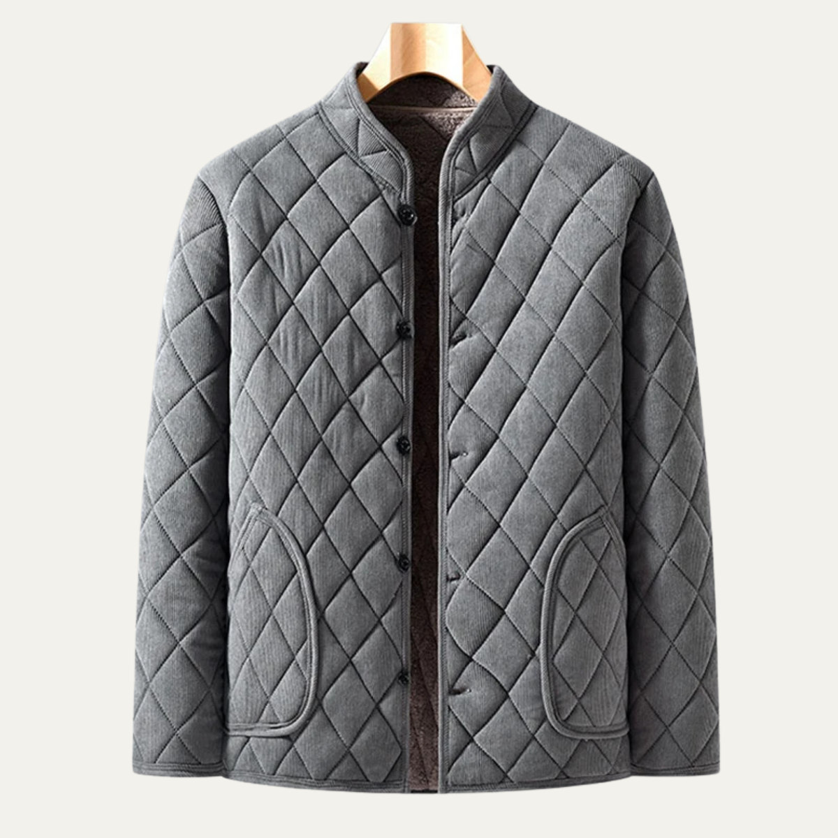 The Gerace Men’s Quilted Winter Fleece Lined Jacket 4