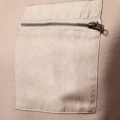 The Glasgow Men's Casual Crew Neck Jumper with Chest Pocket 1