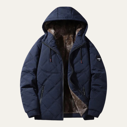 The Greenock Men's Warm Winter Quilted Jacket with Fleece Lining 4