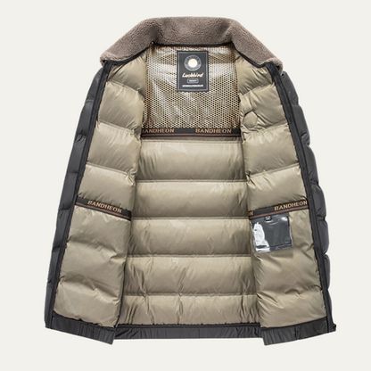 The Greenstead Men’s Padded Warm Winter Quilted Jacket 2