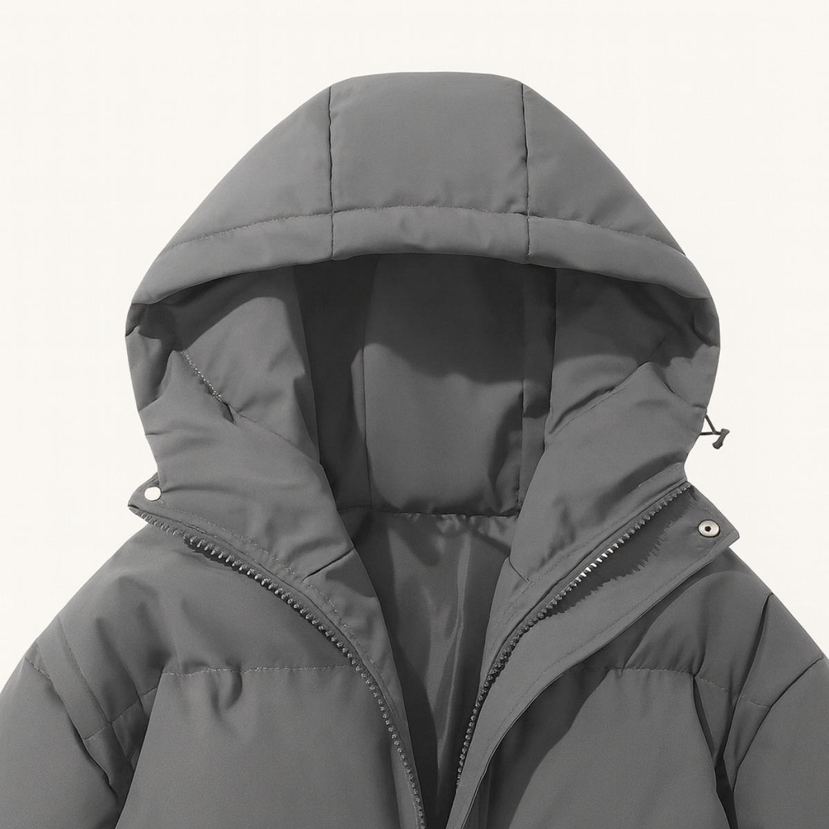 The Hamilton Men's Winter Quilted Puffer Jacket with Hood 8